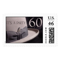 Custom 60 Birthday Party Postage Stamp