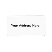 Custom Address Label