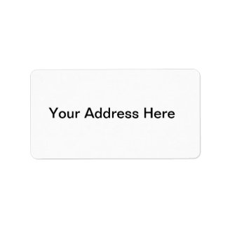 Custom Address Label