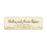 Custom address label Shelley