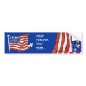 Custom American Flag Bumper Sticker bumper stickers