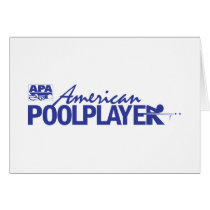 Custom American Pool Player - Blue Cards
