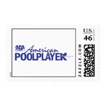 Custom American Pool Player - Blue Stamp