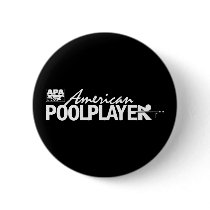 Custom American Pool Player - White Button