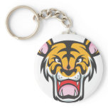 Custom Angry Tiger Cartoon keychains
