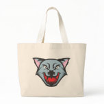 Custom Angry Wolf Cartoon bags