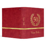 Custom Anniversary binders