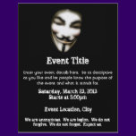 Custom Anonymous Event Flyers flyers
