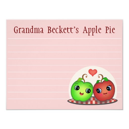 recipe card template for mac custom apple friends recipe card template zazzle recipe card template for mac custom apple friends recipe card template zazzle