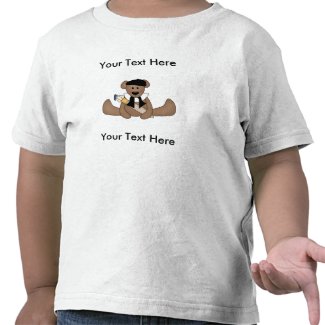 Custom Artist Bear T-shirt shirt