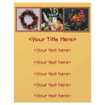 Custom Autumn / Thanksgiving Recipe Page flyers by jamiecreates1 Custom Autumn / Thanksgiving Recipe Page flyers