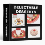 Custom Avery Dessert Recipe Binder