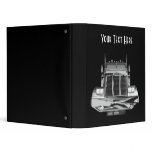 Custom Avery Trucker Log Book Vinyl Binder