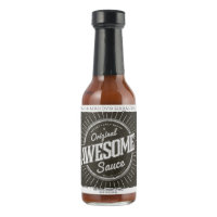 Custom Awesome Sauce Hot Sauce Bottles