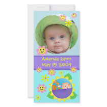 Custom Baby Announcement Photo Card photo cards by jamiecreates1 Custom Baby Announcement Photo Card photo cards