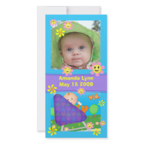 Custom Baby Announcement Photo Card photo cards by jamiecreates1 Custom Baby Announcement Photo Card photo cards