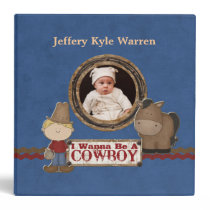 Custom Baby Boy's Cowboy Western Album binders