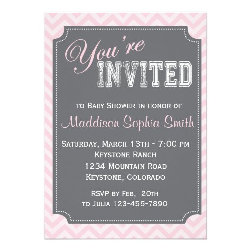 Custom Baby Shower Invitations