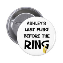 Custom Bachelorette Party button buttons