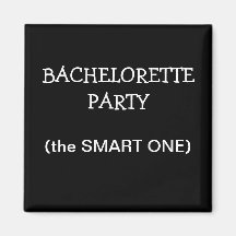 Custom Bachelorette Party ID Button Fridge Magnets