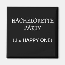 Custom Bachelorette Party ID Button Refrigerator Magnets