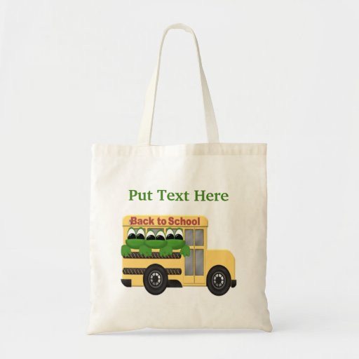 Custom Back To School Gift Budget Tote Bag