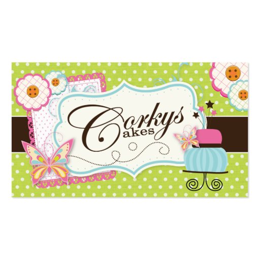 Custom Bakery Business Card