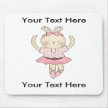 Custom Ballerina Bunny Mousepad - Customizable