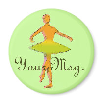 Custom Ballet Gifts | Dance T-shirts Fridge Magnets
