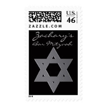 Custom Bar Mitzvah Invitation Postage