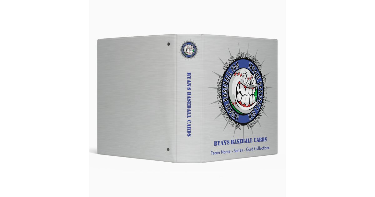 Custom Baseball Card Binder Zazzle