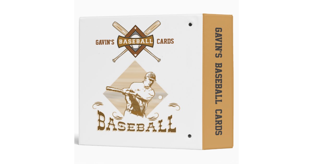 Custom Baseball Card Binder 