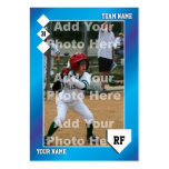 Custom Baseball Card Business Card Template