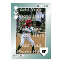 Custom Baseball Card Business Card
