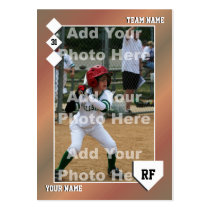 Custom Baseball Card Business Card Template