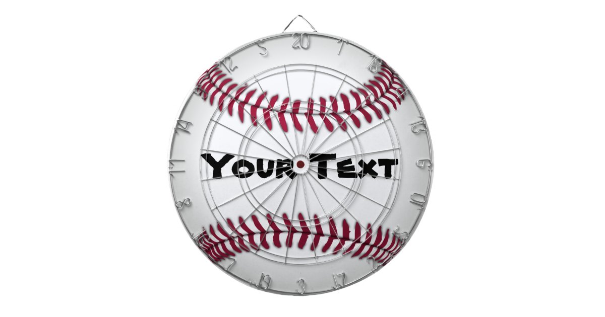 Custom Baseball Dart Board Zazzle