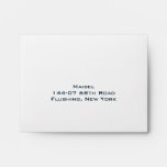 Custom Baseball RSVP Envelope envelopes