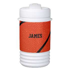 Custom Basketball Igloo Cooler Igloo Beverage Cooler