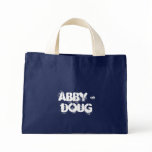 Custom beach bag for the newlyweds