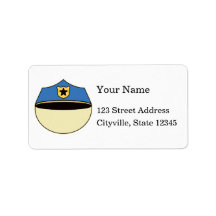 Custom Best Cop Ever Personalized Address Labels