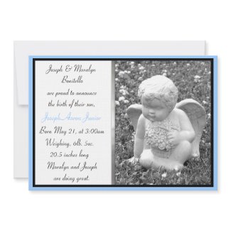 Custom Birth Announcement invitation