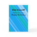 Custom Birthday Card