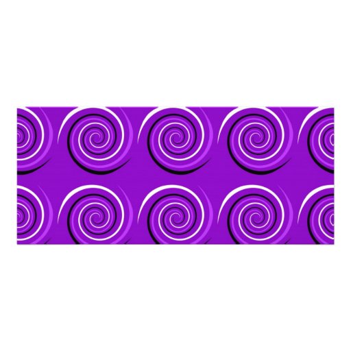 Custom Birthday Cocktail Party Invite Purple Swirl