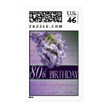 Custom Birthday Postage for 80th birthday