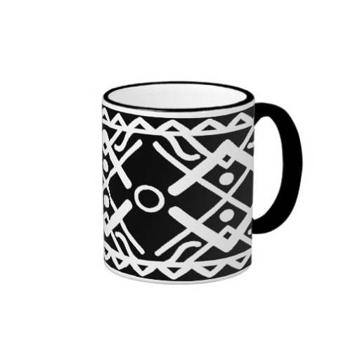Custom Black and White Mug