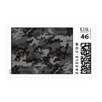 Custom Black Camo Postage Stamps