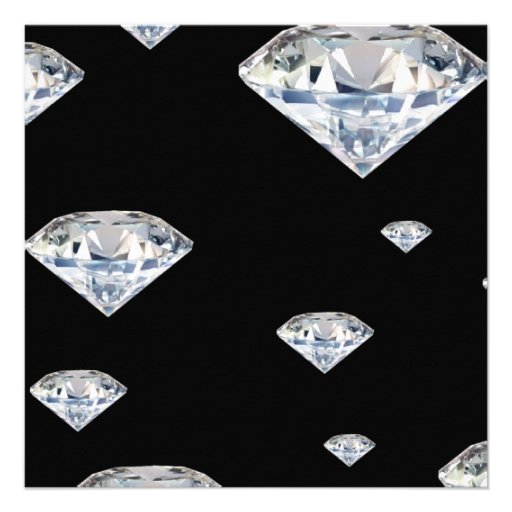 Custom Black Jewelry Party Invitations