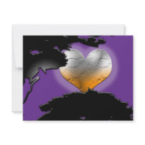 Custom Black New Moon invitations