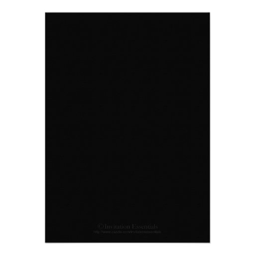 Custom Black Wedding Invitation or Announcement