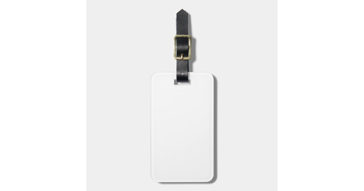 Custom Blank Luggage Tag Zazzle